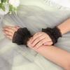 1Pair Costume Accessory Detachable Sleeves Cuffs Solid Color Fake Sleeves Cuffs  Daily Accessory
