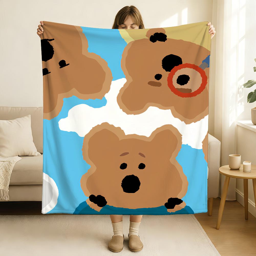 Cartoon Cute Dinotaeng Blanket Soft and Skin Friendly For Couch Bed Napping Bedspread All Seasons Comforter 75x90cm