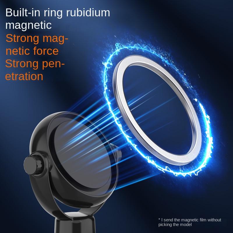 for Magsafe Car Phone Holder,Powerful Magnetism Premium Quality Single-Hand Operation Metal Hook Magnetic Car Phone Mount