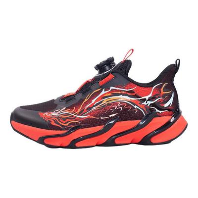 Kids Sports Running Shoes Men Shoes Black Hot-Red 312515524R-5