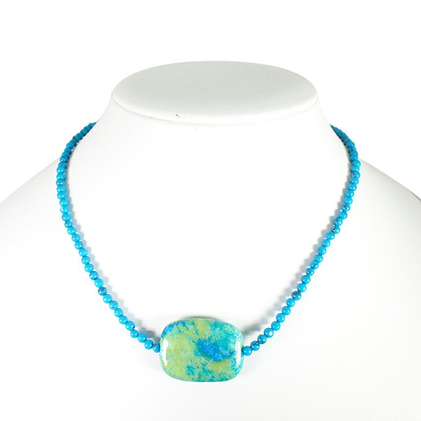 

[Used] Turquoise necklace beads diameter approx. 3.4cm/g498-17