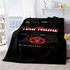 Manchester Customize Text Blanket Multi-purpose Personalized Blanket Ultra-Soft Suitable for Sofa Chair Home Decor Seaside for All Occasions