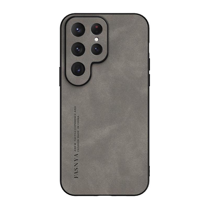 Luxury Sheepskin Leather Phone Case For Samsung Galaxy S26 S25 Ultra S24 S23 S22  S21 S20 Plus FE NOTE 20 S10 S9 S8 Matte Cover