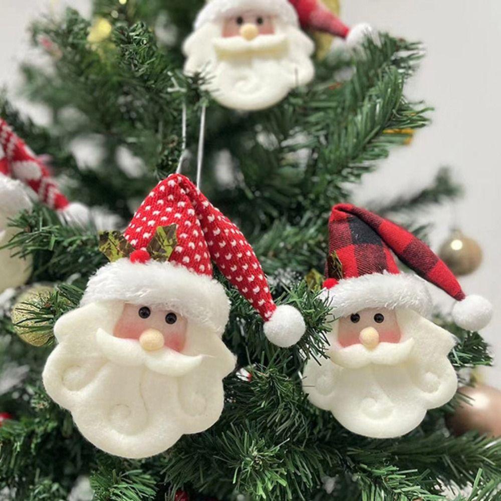 Santa Claus Xmas Hanging Ornaments Snowman Xmas Santa Ornaments Christmas Elk Pendants  Home Decor
