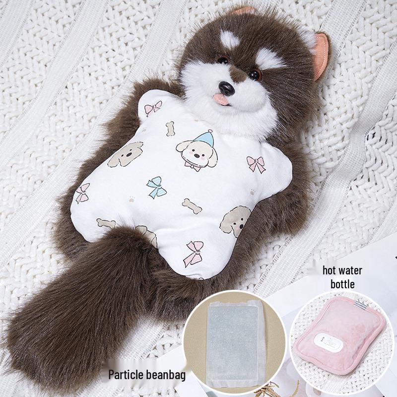 Gemütlicher Katzen-Sitzsack-Handwärmer: Plüsch-Wärmflasche, Winterkissen, Quetschpuppe für Mädchen