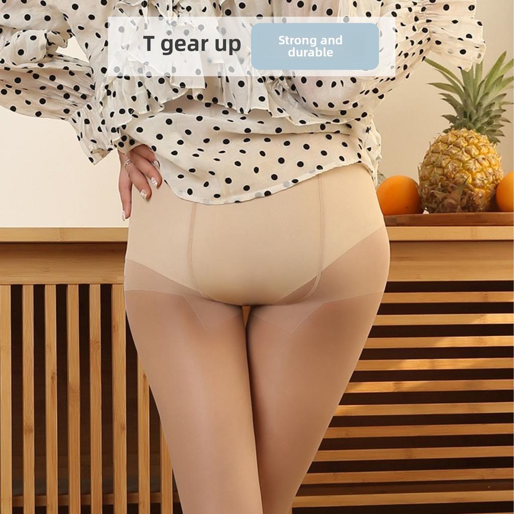Any Cut Sexy Stockings Female Spring and Summer Bare Legs God Pineapple Socks Thin Section of Anti-hooker Does Not Fall Out of Gear Pantyhose