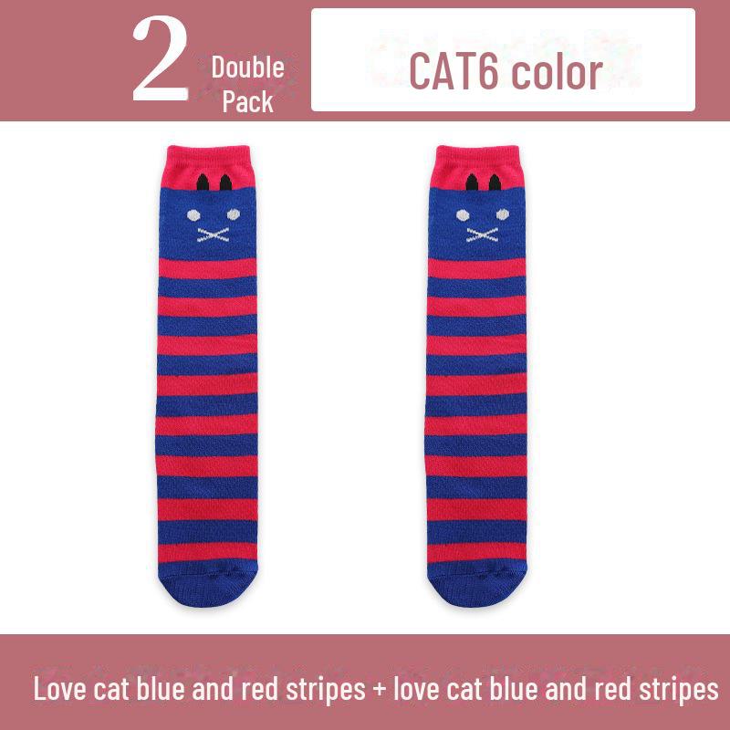 Șosete înalte până la genunchi pentru fete de primăvară și toamnă - șosete de vițel cu tub mijlociu pentru copii și bebeluși