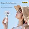 Cross-Border 2025 Handheld USB Fan: High-Speed, 100-Speed Stepless, Digital Display, Powerful Small Wind Cannon
