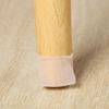 Floor Protectors Brown Color White Grey Chair Leg Caps Silicone Table Cover Square
