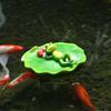 Frog Duck Resin Figurine: Miniature Floating Decoration for Home and Garden