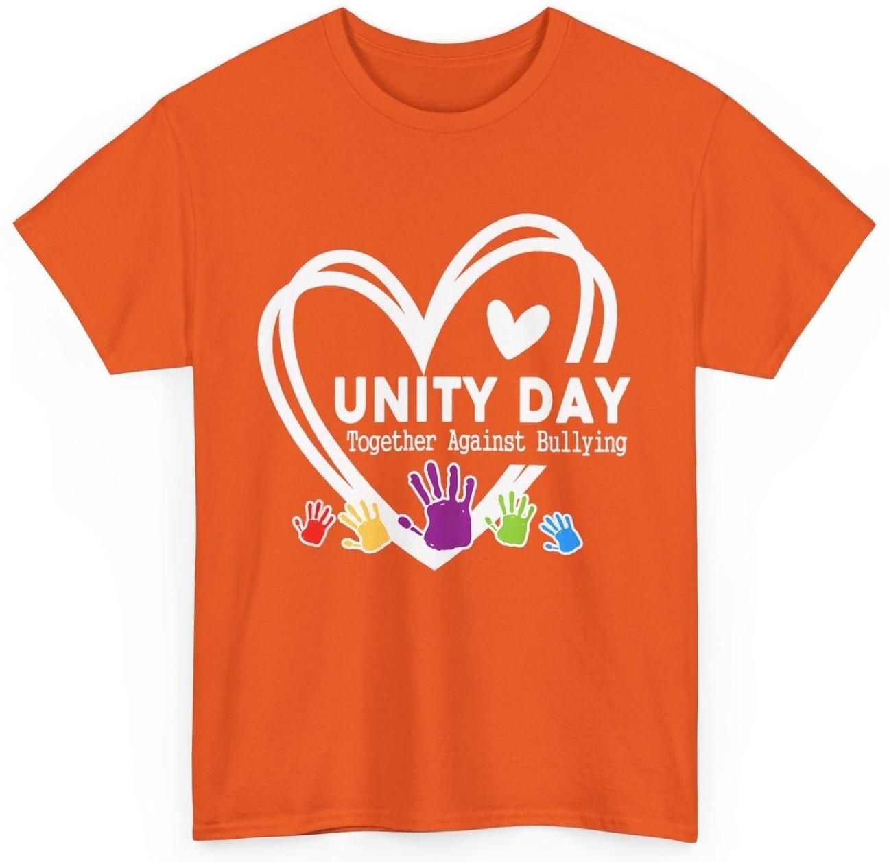 Together Against Bullying Anti Bullying Unity Day Orange Kid T-shirt XXXL