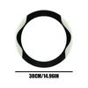 38cm Soft Car Steering Wheel Cover Milk Velvet Stain-Resistant Car Steering Wheel Cover Anti-Slip Car Steering Wheel Warm Cover