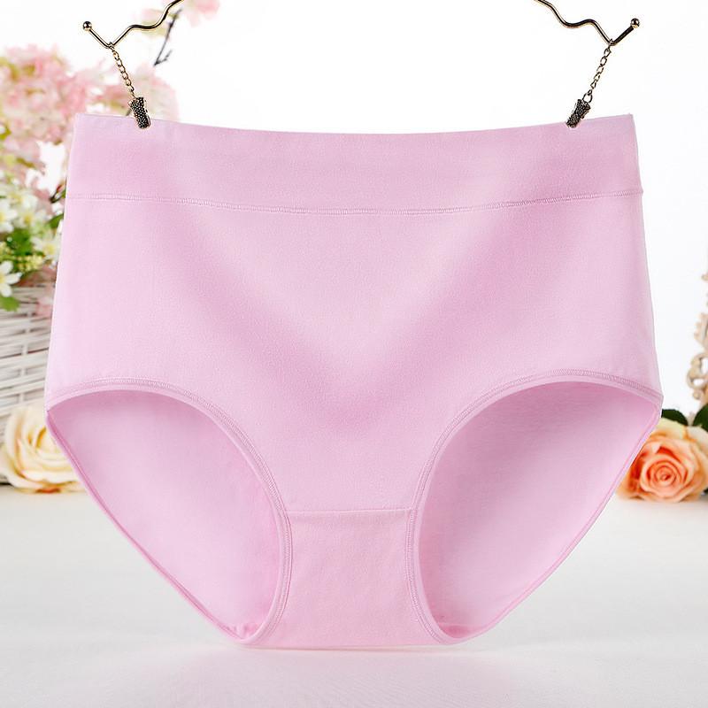 Comfortable High Waist Cotton Panties For Women Plus Size Breathable Tummy Control Underwear For Moms And Plus Size Ladies