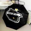 1PC Fc Crest Design Printed Umbrella Folding umbrella, automatic umbrella 8-Frame for Travel, camping Fan gifts Christmas Gifts