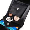 Original Wallet In Unisex Style Made of Glossy Genuine Leather GRANDE PELLE Wallet 16813 Black