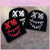 Pattern Knit Venom Beanie Cap With Warmth Trendy Design Hat For Gift Winter