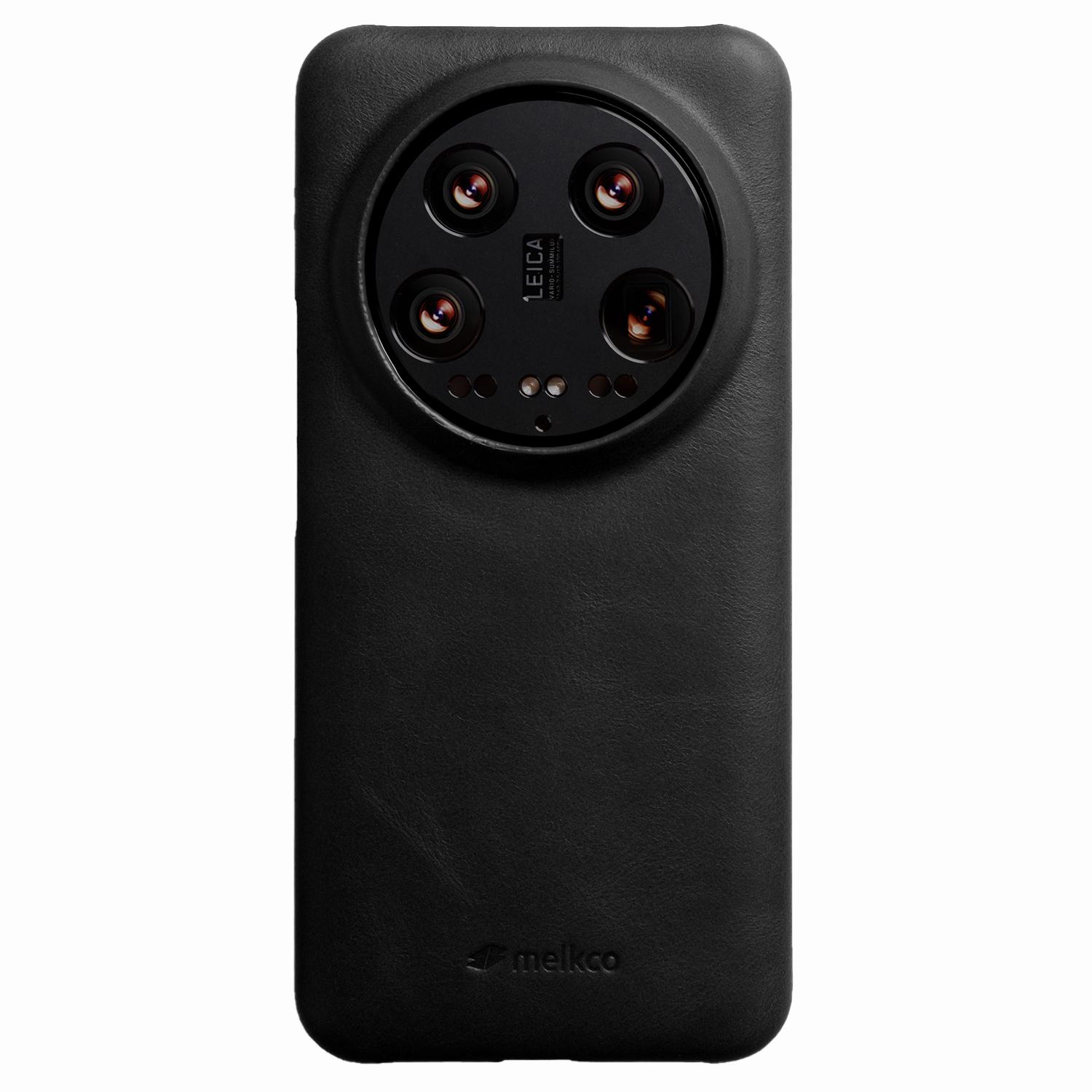 

MELKCO Чехол для Xiaomi 14 Ultra Вощеный Натуральная Коровья Кожа ПК Задняя Крышка для Телефона B