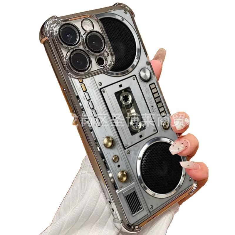 Retro record for Samsung S26 mobile phone case S25ULTRA anti-drop Galaxy S23 protective case NOTE20