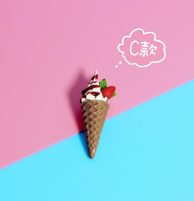 1/6 1/12  Doll House Simulation Miniature Mini Ice Cream Cone Model Decor