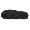 Jordan Air Jordan 1 Low Leather Cushioning Slip Resistant Low Top Vintage Basketball Shoes Men's Black White 553558-132(Team44-)