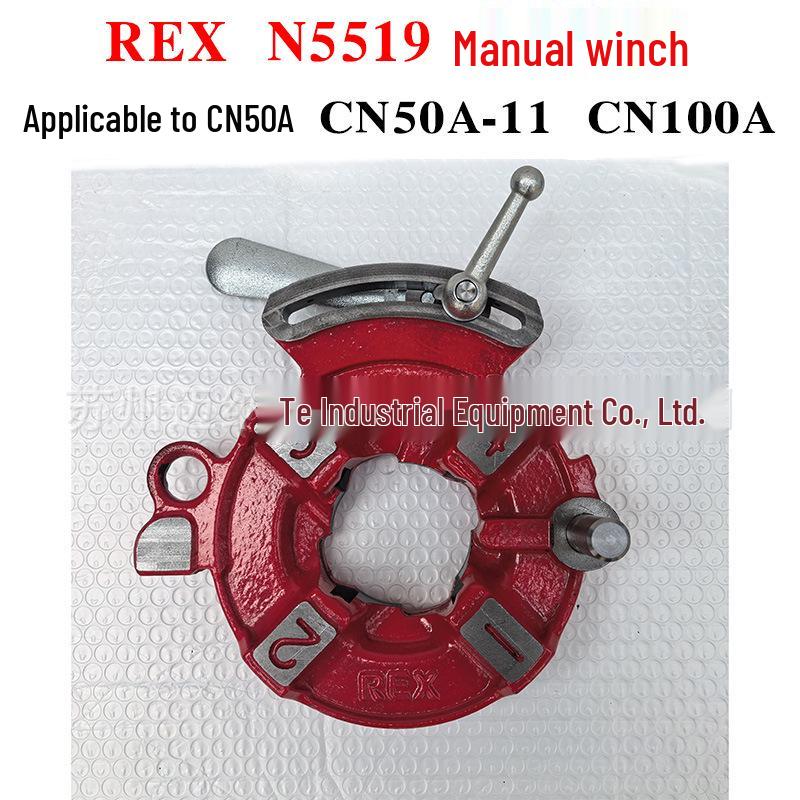 Japan REX CN50A/100A Electric Pipe Threader Kit with Manual & Automatic Winch Thread Plate