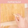 Holz-Alphabet- und Zahlen-Puzzlebrett für die frühkindliche Bildung und zum Üben der Handschrift