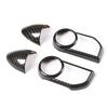 4pcs/set Car Steering Wheel Strip Frame Fit For Land Rover Range Rover Sport 2014 2015 2016 2017 ABS Carbon Fiber Style