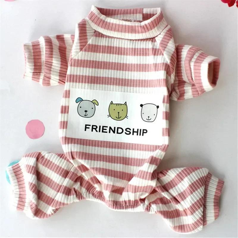 Winter Dog Clothes Jumpsuit Pajamas Puppy Small Dog Pets Apparel Yorkies Pomeranian Poodle Bichon Schnauzer Dog Clothing Costume