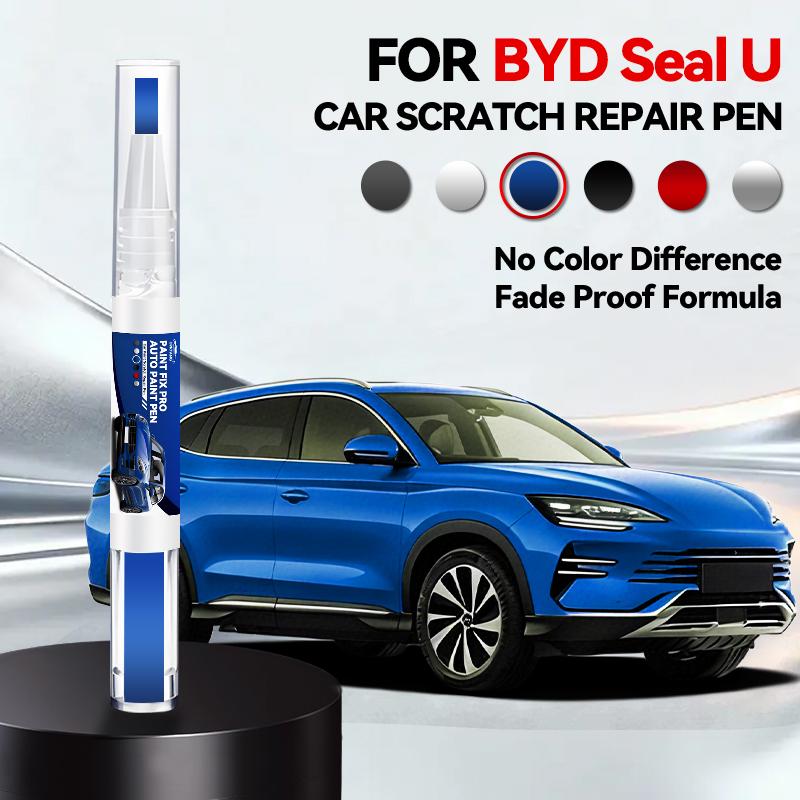 For BYD Seal U 2023-2025 Paint Repair Pen Touch Up Scratch Remover DIY Auto Accessories Black White Brown Blue Gray Yellow Red