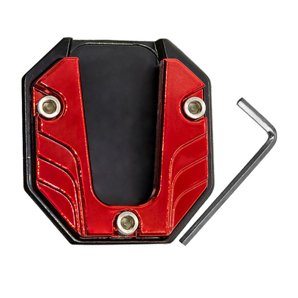 Motorcycle Footrest  Stand Pad For Bike Scooter   Enlarged Support Plate