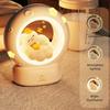USB Charging Rabbit Cat Night Light Soft Light Adjustable Brightness Cartoon Rabbit Lamps Decorative Eye Protection