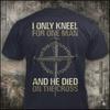 Distressed Christian T-Shirt – Nail Cross Crown of Thorns Graphic