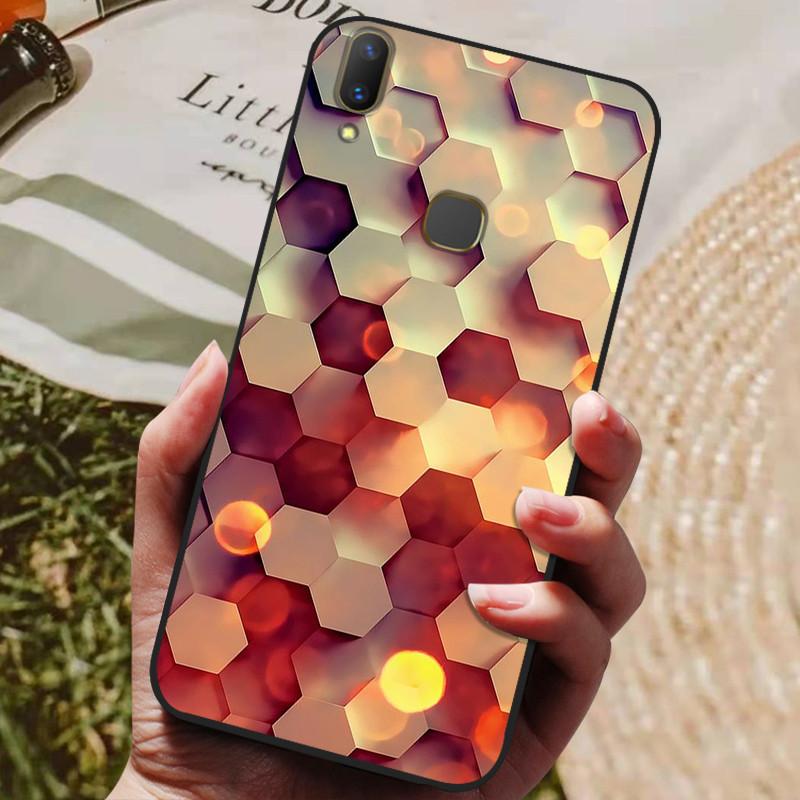 For Vivo Y85 Case 1723 V9 Silicon Back Cover Phone Case for Vivo V9 Youth Cases Soft Bumper Coque for Vivo 1727 1726 Fundas