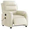 VidaXL Fauteuil de Massage Inclinable Électrique, Chaise de Relaxation avec Dossier, Siège avec Accoudoirs Salon, Moderne, 3205036