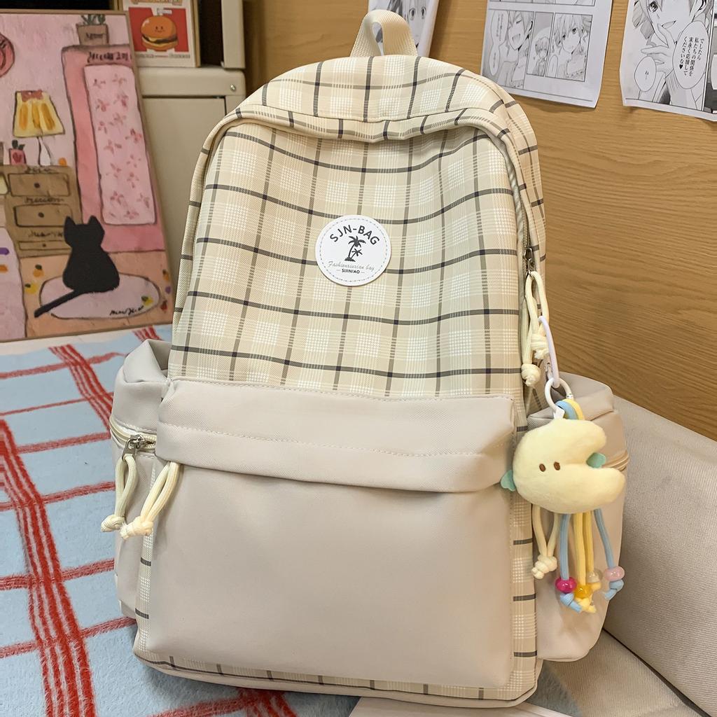 Schoolbag female Japanese new high-value college style fresh and sweet backpack junior high school students lightweight backpack