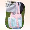 Fashion Handheld Swimming Bag Large Capacity Mesh Beach Bags Foldable Sport Bag