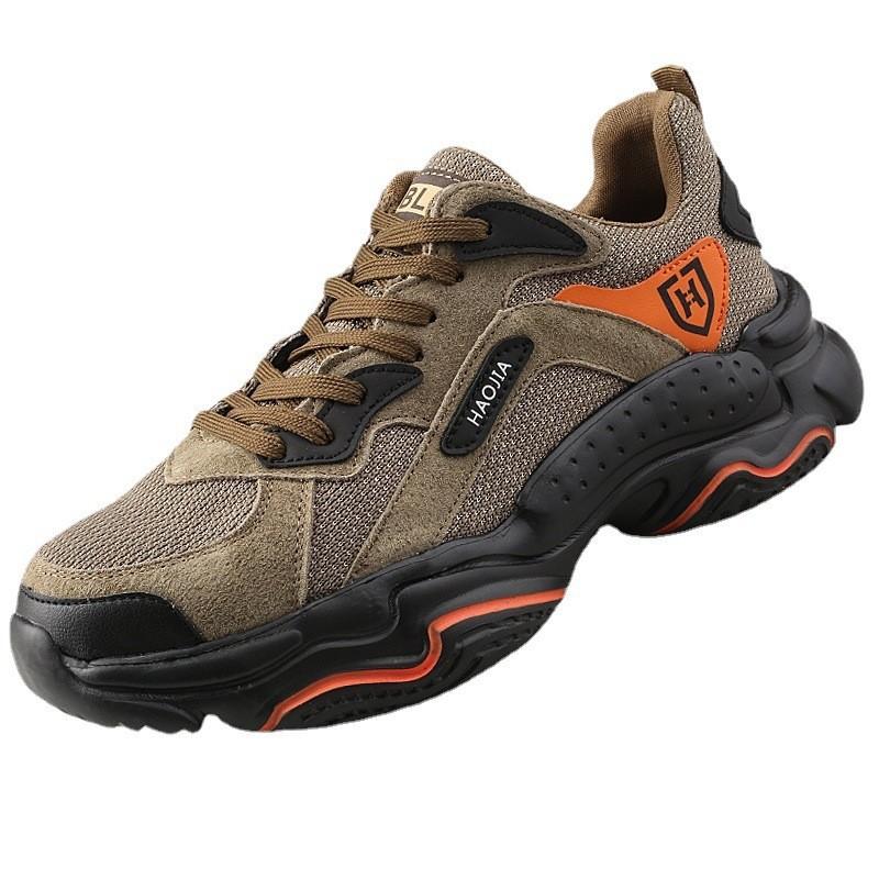 Work Sneakers for Men Safety Shoes Anti-smash Anti puncture Indestructible shoes Breathable comfort Steel Toe Protection Shoes