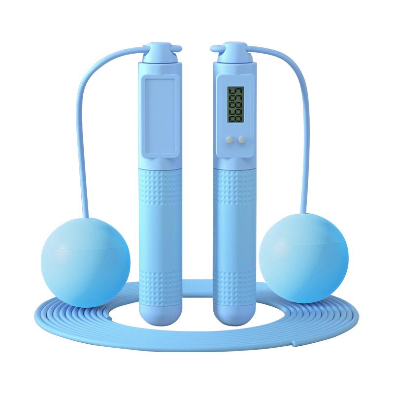 Weighted Cordless Jump Rope with Counting for Professional Aerobic Exercise & Fat Burning