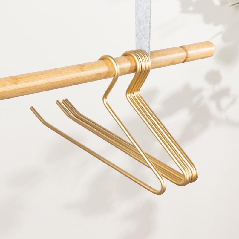 5pcs Non-Slip Metal Shirt Trouser Hook Hanger Open Ended Coat Clothes Rack Storage Wardrobe Organizers Space Saver Supplies