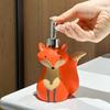 Cute Vixen Soap Dispenser Bottle Animal Design Shampoo Soap Dispenser  Home Decoration