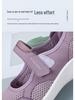 Women's Summer Breathable Casual Velcro Shoes - Soft Sole, Comfortable for Middle-Aged & Elderly Mothers