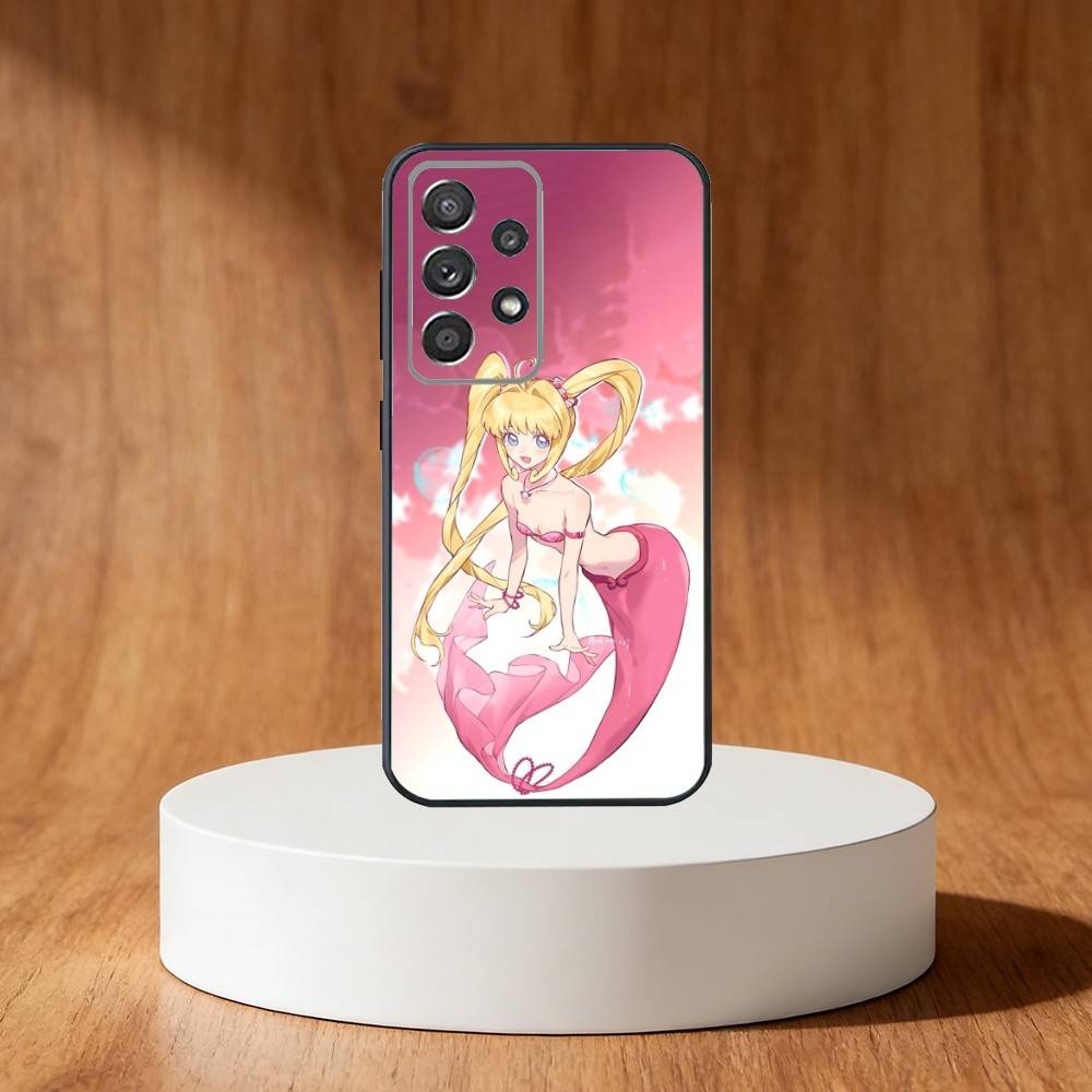 

M-Mermaid M-Melody Pichi Phone Case For Samsung S25,S24,S21,S22,S23,S30,Ultra,S20,Plus,Fe,Note,10,9,5G Black Cover Samsung S30Ultra5G