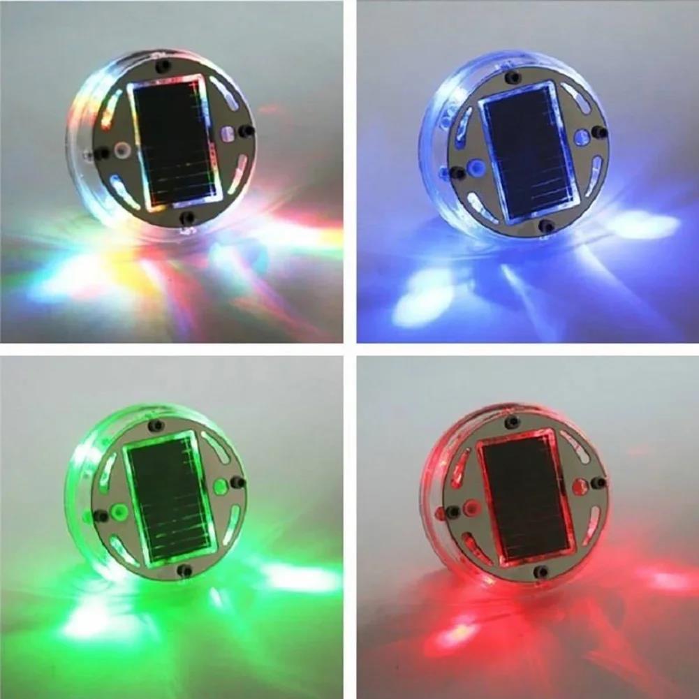 1/2/4Pcs Car Solar Wheel Light Auto LED Wheel Tire Rim Light Automobile Waterproof Burst Flashing Light Tyre Valve Cap Lamp Neon Lights 4