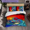 St. Louis Cardinals Pattern Microfiber 3Pcs Bedding Set Decor Duvet Cover Set For Bedroom Home Use