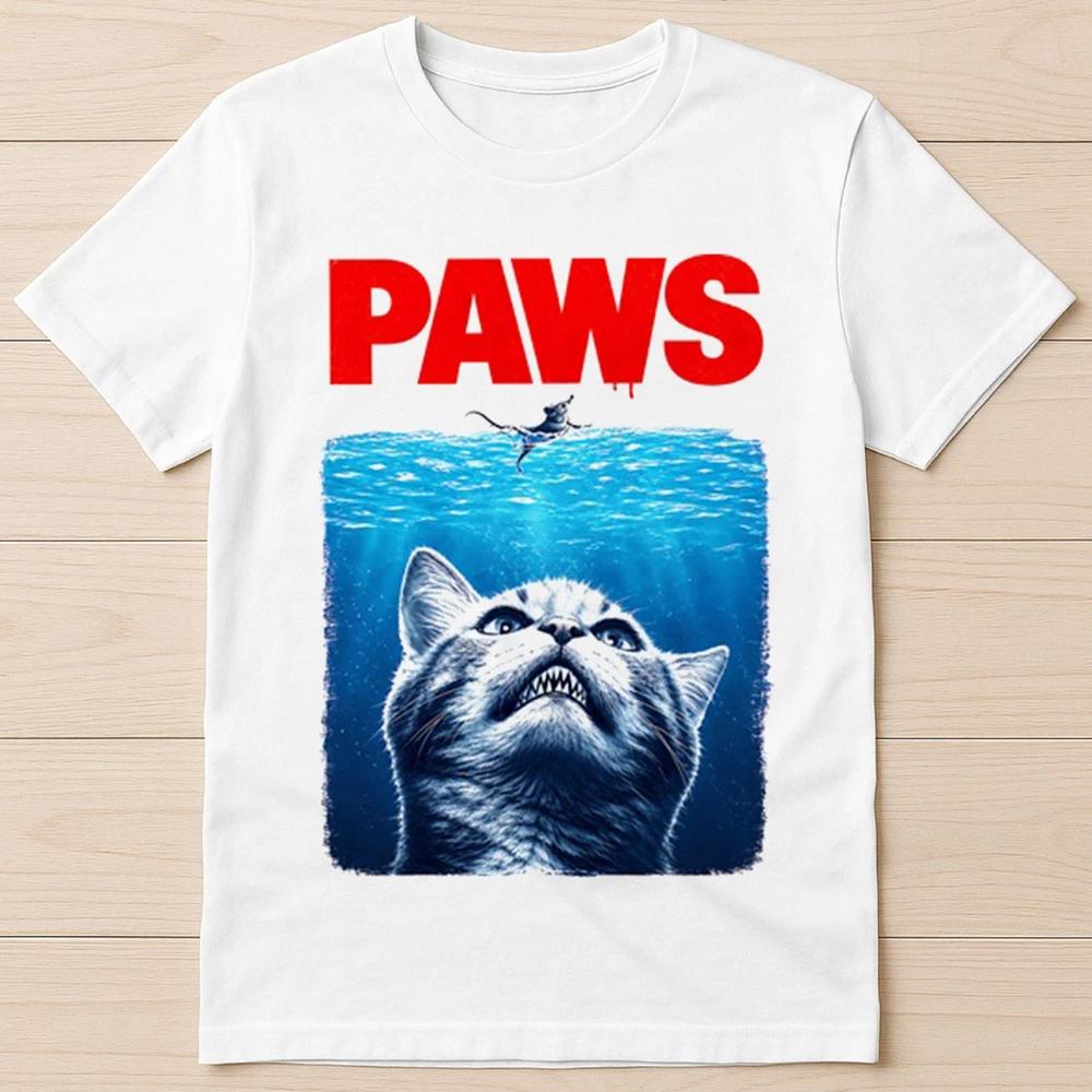 Funny Cat Jaws Paws Kitten Kitty Pet Lover Meme Gift T Shirt 8070 S