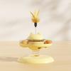 Turntable Funny Cat Toy with Dispenser Silent Smooth Built-in Food Track Anti-slip Base Cat Exercise Toy