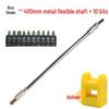 Universal Right Angle Flexible Screwdriver Attachment with Electric Drill Connection