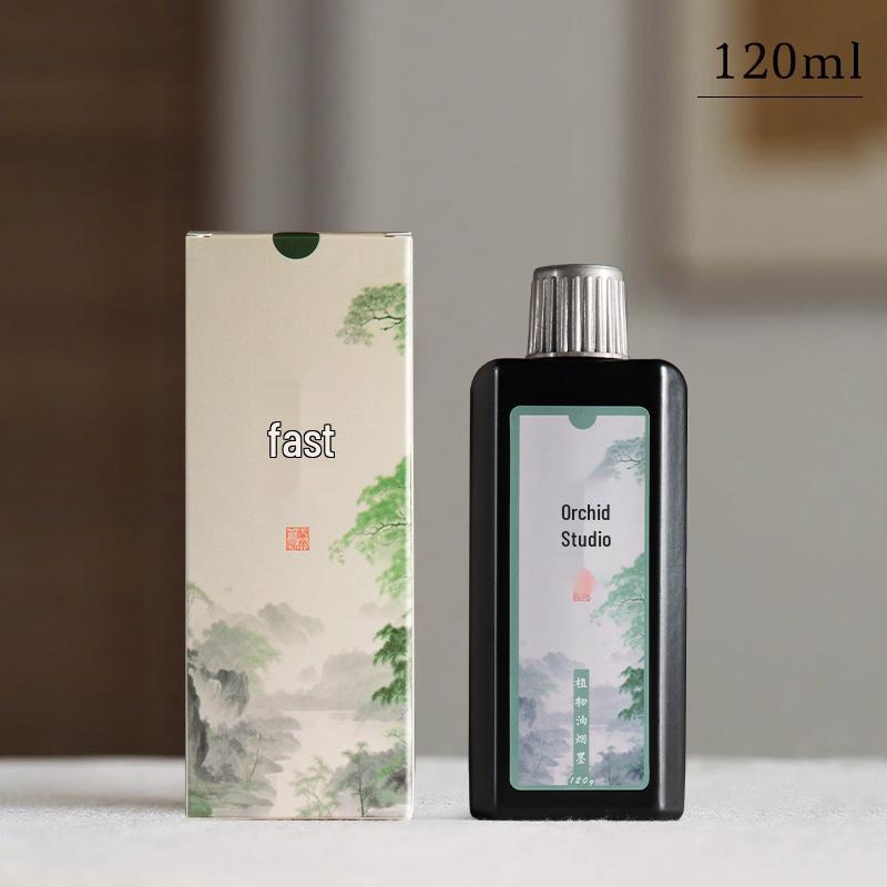 Super dicke Tinte mit Pfirsichblütenduft für Kalligraphie: Chinesische Malerei, Kleine Regelschrift, Schlanker Goldstil, Leim für Anfänger