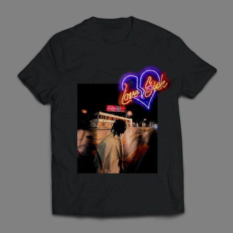 Don Toliver Shirt Mens Black Love Sick Graphic T-Shirt XXXL