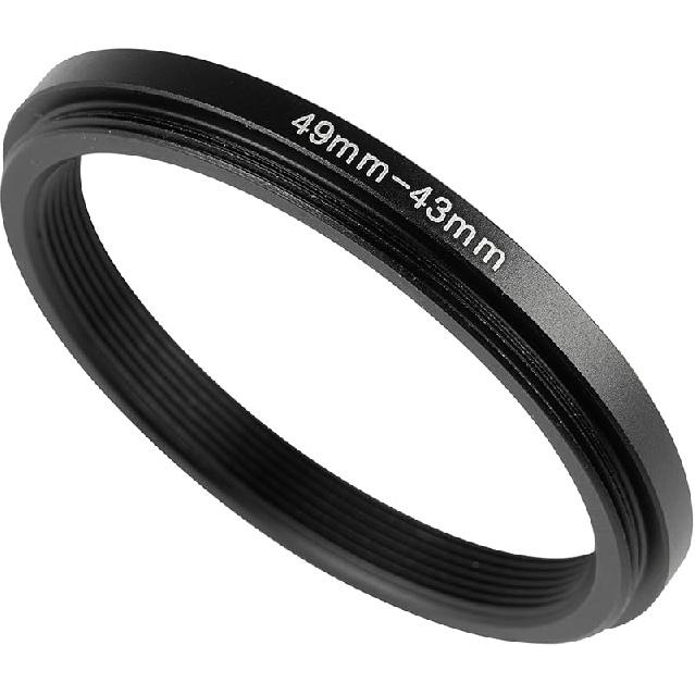 72-77mm Metal Step-Up/Down Ring Adapter Compatible with Mirrorless Cameras DSLR Lens, UV CPL ND Filter Thread Converter, Black